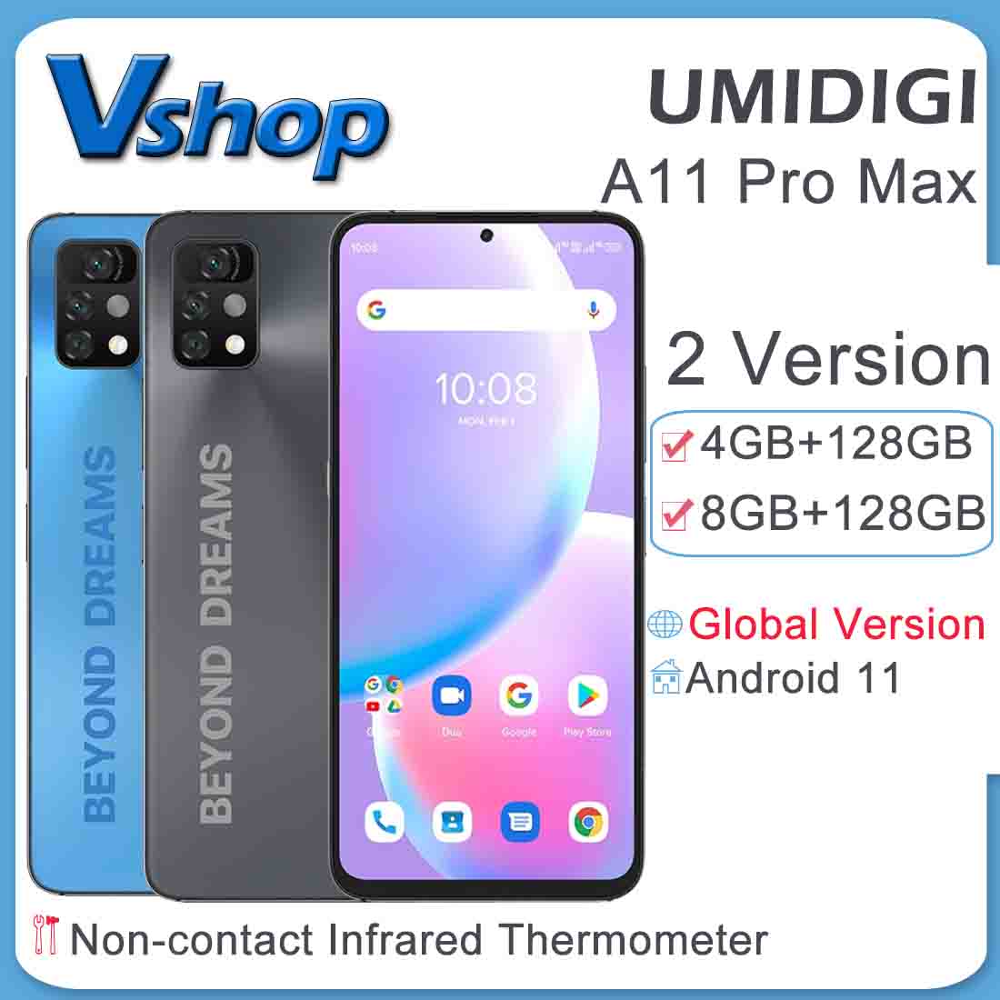 UMIDIGI-A11  ƽ ڵ, ۷ι , 4GB/8GB, ..